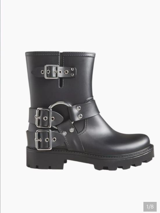 Jeffrey Campbell Shoes - NWT Jeffrey Campbell Black wellie Boots